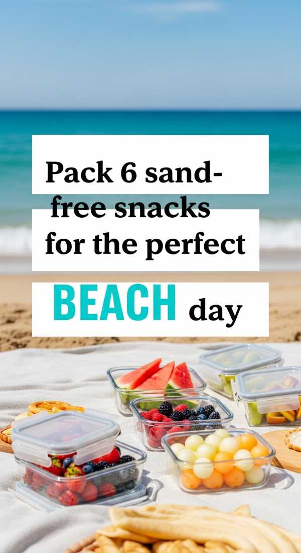 Pack 6 Sand Free Snacks For The Perfect Beach Day 69ec86dd8297a