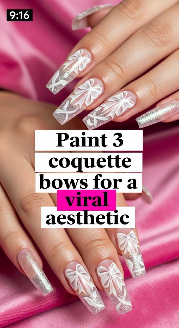 Paint 3 Coquette Bows For A Viral Aesthetic 69e7803c97f9a
