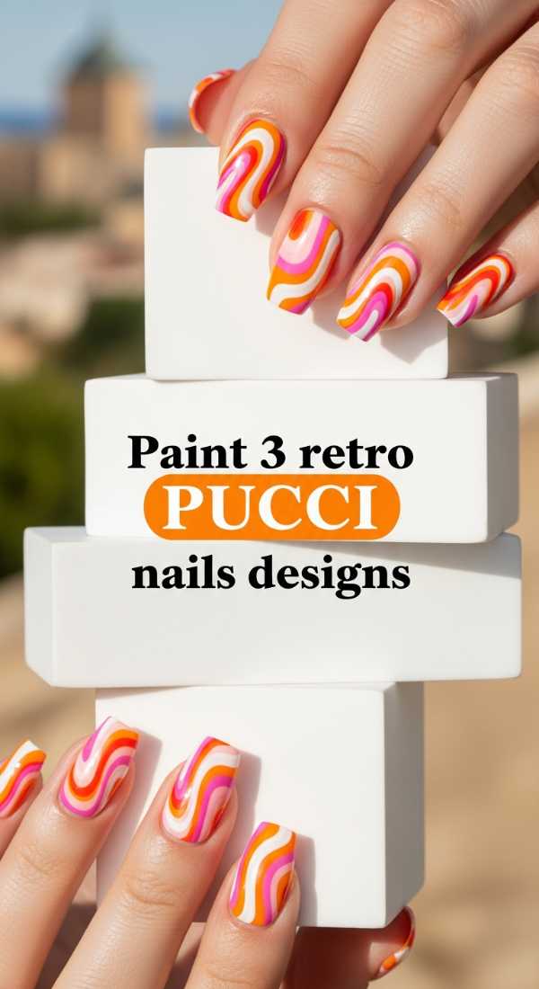 Paint 3 Retro Pucci Nails Designs 69efaf940a237