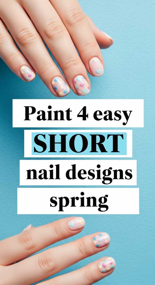 Paint 4 Easy Short Nail Designs Spring 69e3c1d0152f5