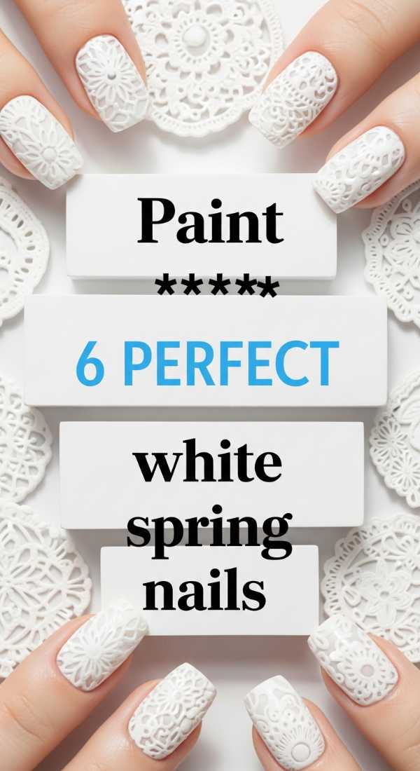 Paint 6 Perfect White Spring Nails 69e3c0778b9c6