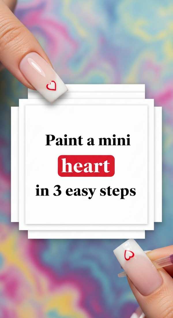 Paint A Mini Heart In 3 Easy Steps 69e6604a7f5b9