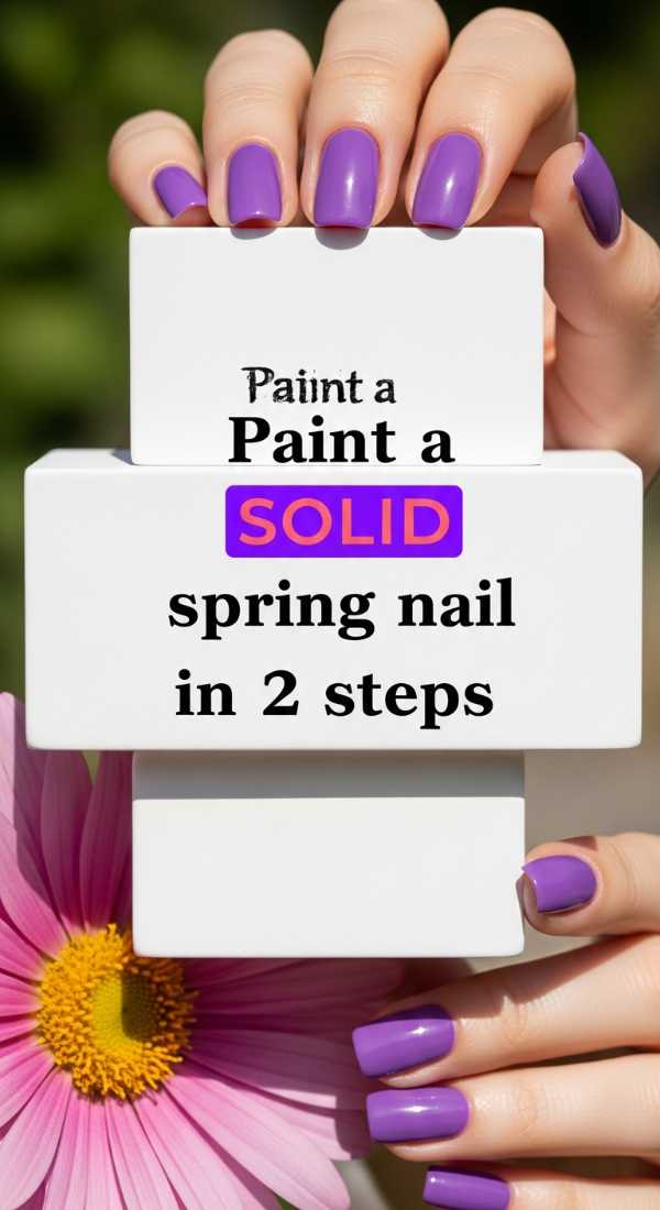 Paint A Solid Spring Nail In 2 Steps 69e3c05e44d59