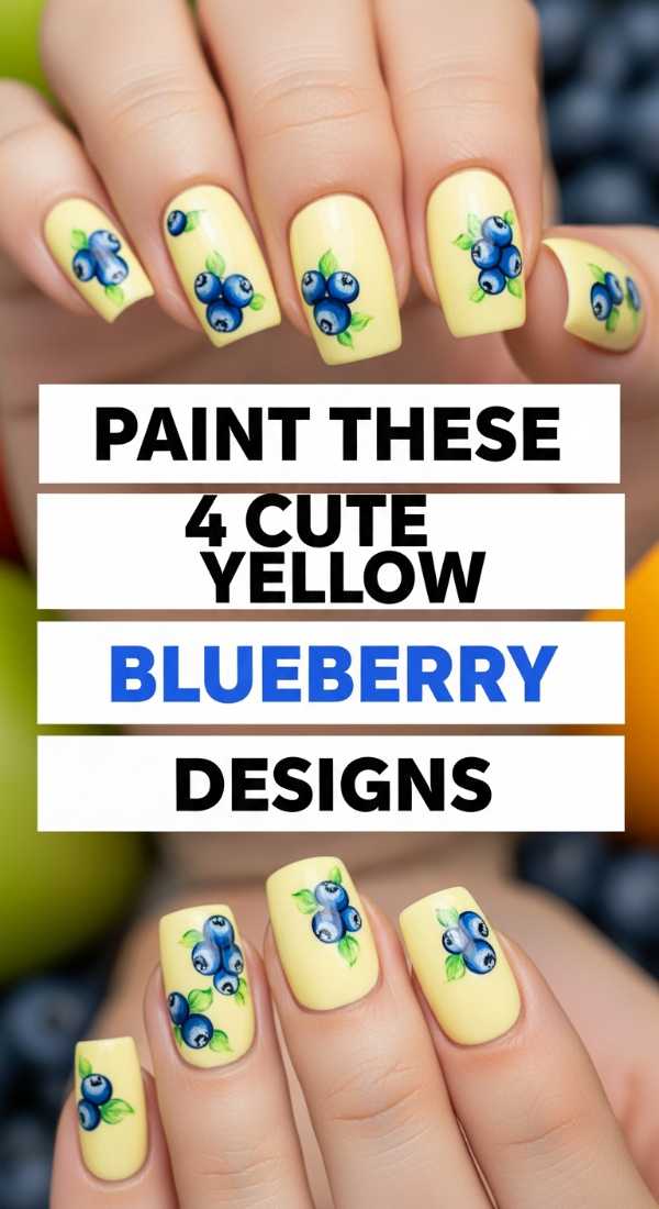 Paint These 4 Cute Yellow Blueberry Designs 69efaf95db96e