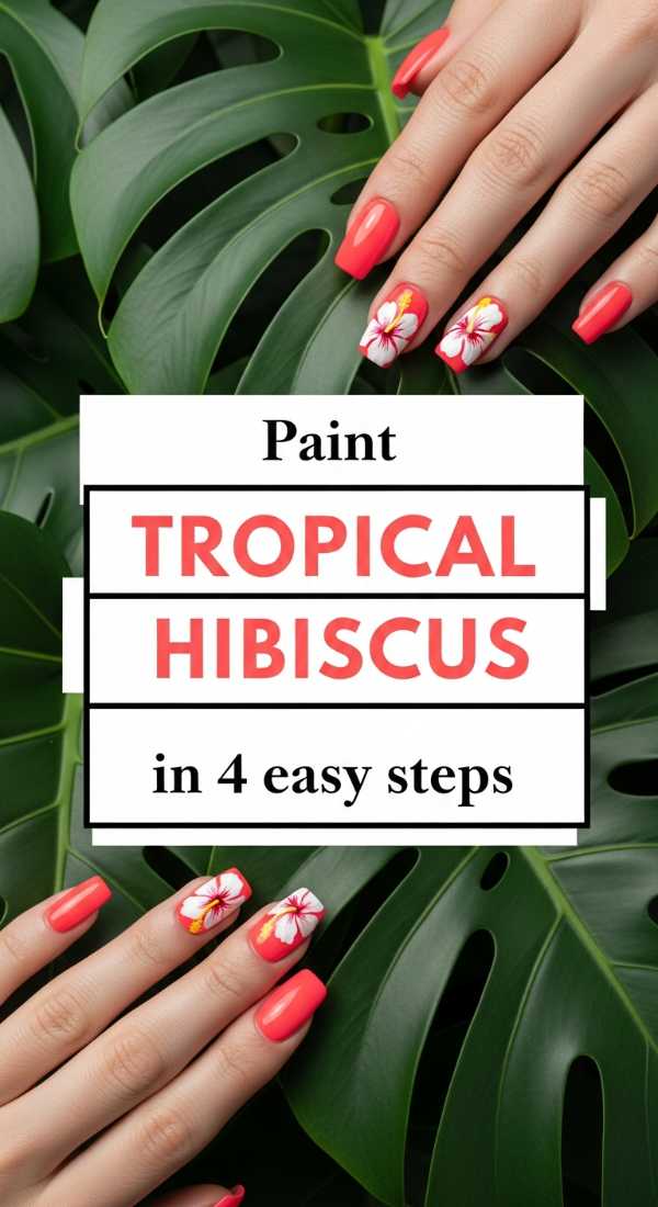 Paint Tropical Hibiscus In 4 Easy Steps 69e52869126a4
