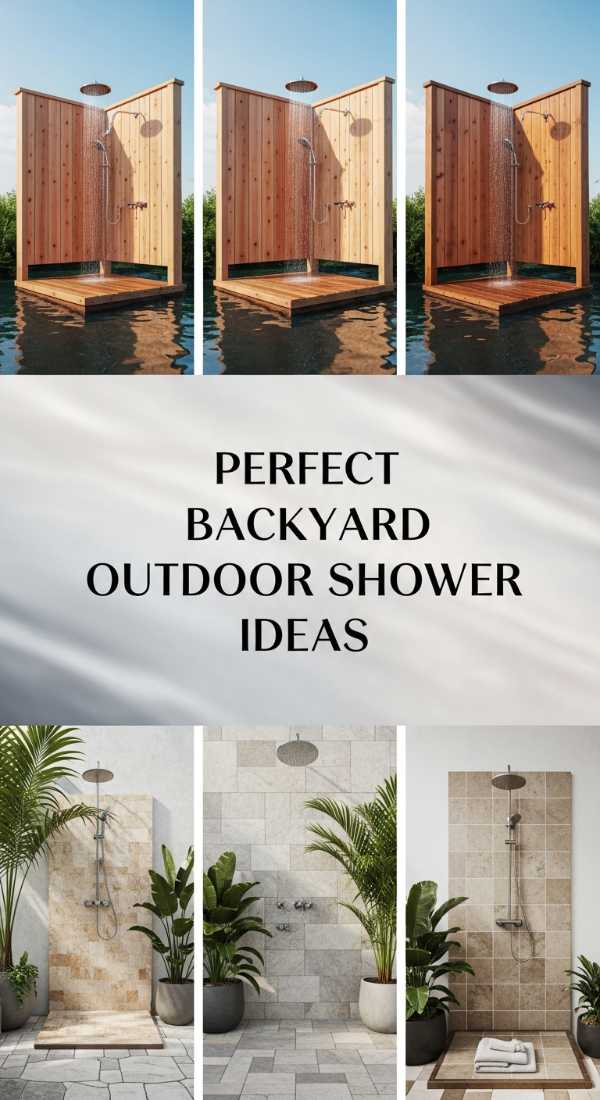 Perfect Backyard Outdoor Shower Ideas 69ea60ae0f6fd