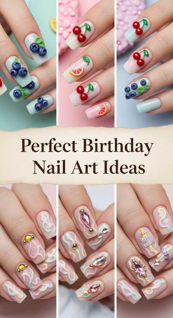 Perfect Birthday Nail Art Ideas 69e4e49d36167