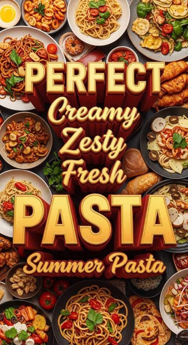 Perfect Creamy Pasta The Easiest Recipe For Zesty Fresh Summer Pasta 69f2010a42715