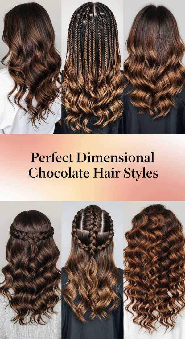 Perfect Dimensional Chocolate Hair Styles 69eced9ed53a2
