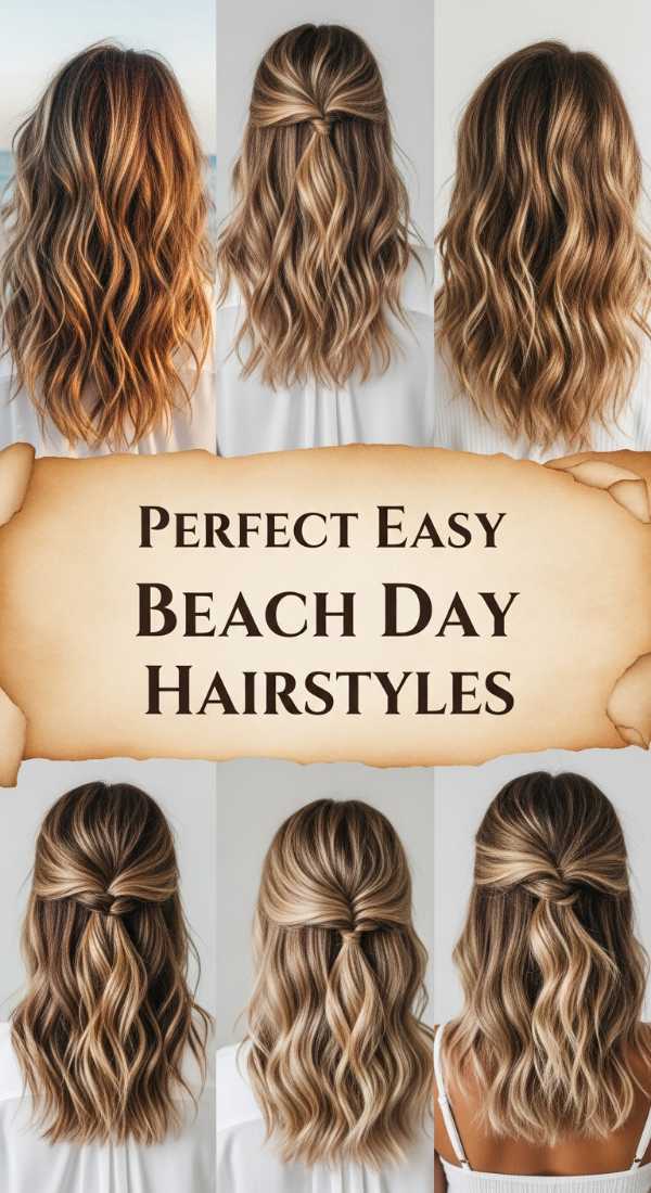 Perfect Easy Beach Day Hairstyles 69ecef8fd12c0