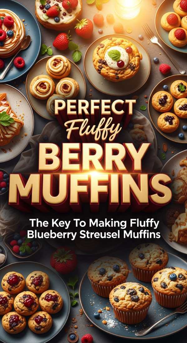Perfect Fluffy Berry Muffins 69dde69db737d