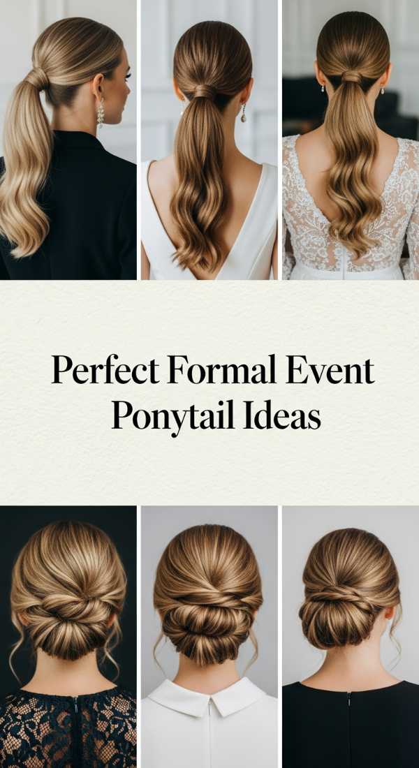 Perfect Formal Event Ponytail Ideas 69e4f67f9ffbf