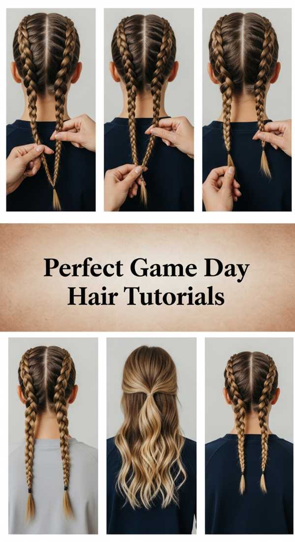 Perfect Game Day Hair Tutorials