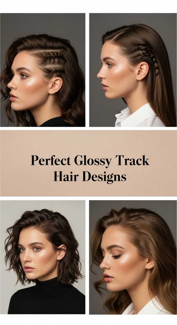 Perfect Glossy Track Hair Designs 69df3fd18d375