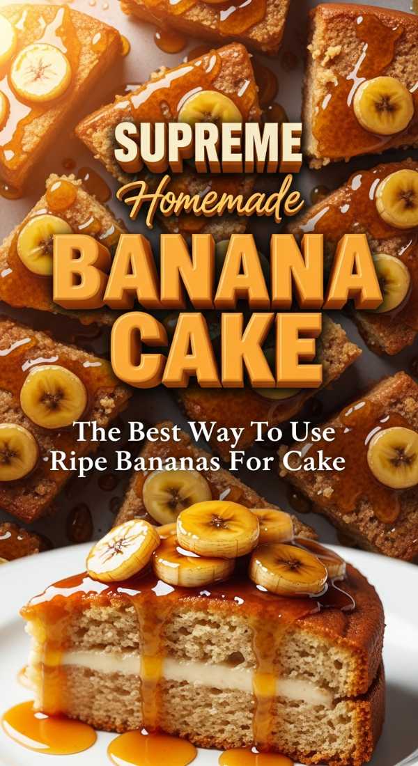 Perfect Golden Banana Cake Recipe 69ee420013aad