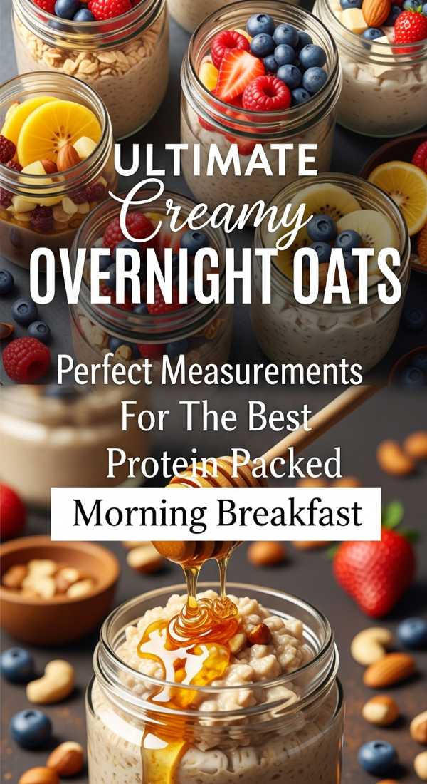 Perfect Measurements For Protein Packed Overnight Oats 69dfd96d89b8d