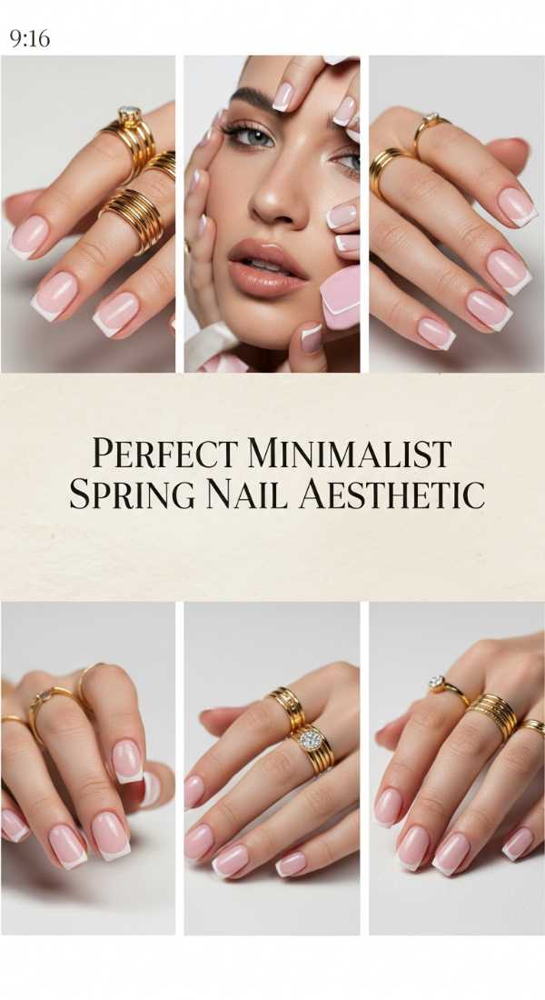 Perfect Minimalist Spring Nail Aesthetic