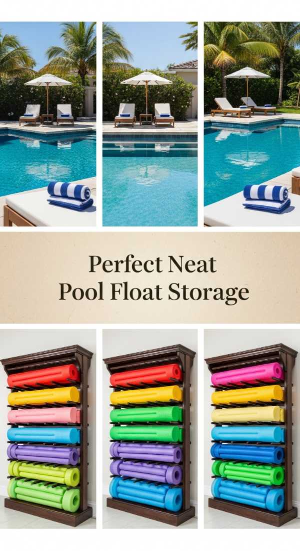 Perfect Neat Pool Float Storage 69e777b774c00