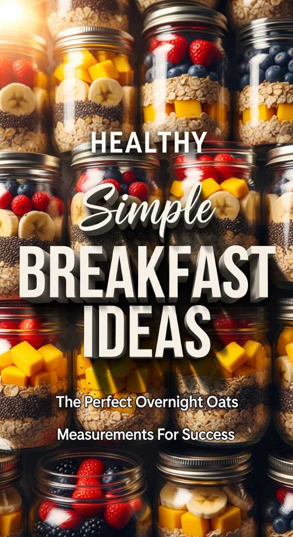 Perfect Overnight Oats Measurements For Creamy Texture