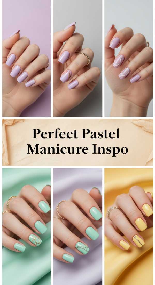Perfect Pastel Manicure Inspo 69eba0511215a