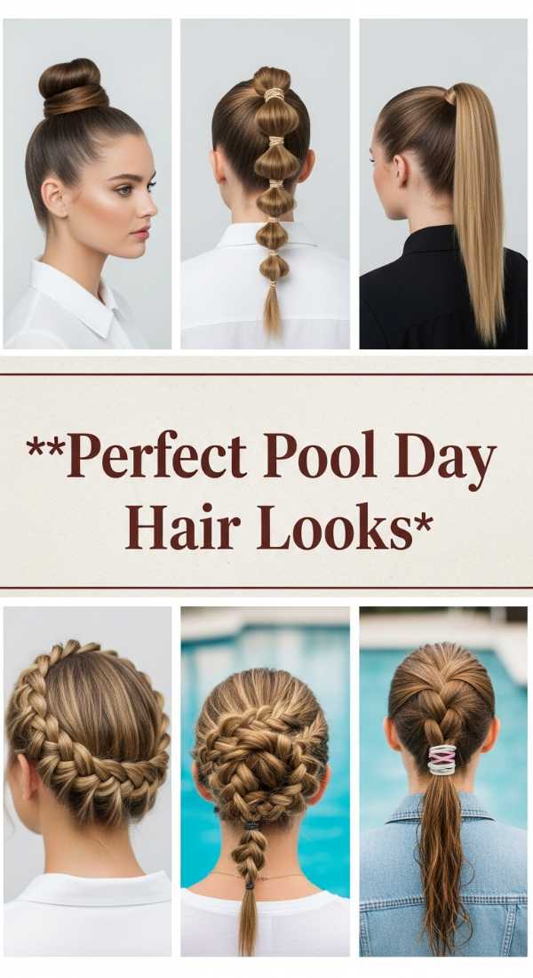 Perfect Pool Day Hair Looks 69ecef9b0354e