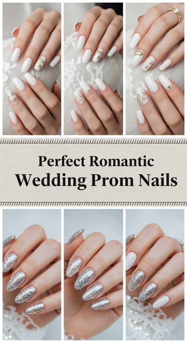 Perfect Romantic Wedding Prom Nails 69ef3c6dd0c3b