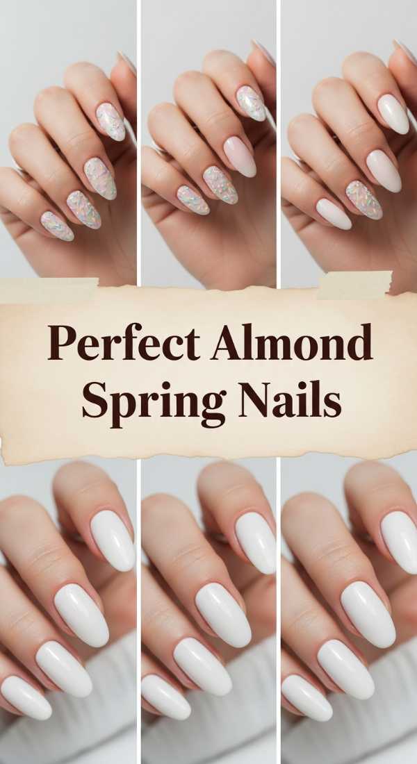 The Ultimate Spring Nail Lookbook: From Pastels to Petals Perfect Short Almond Spring Nails 69df3acde650e