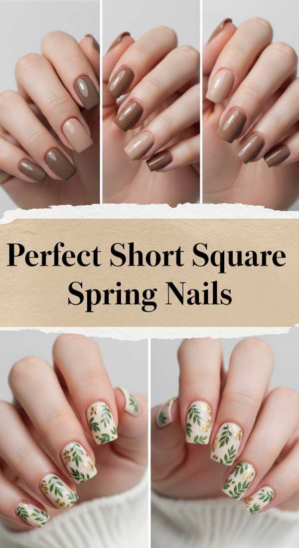 Perfect Short Square Spring Nails 69e9cd09dfc8d