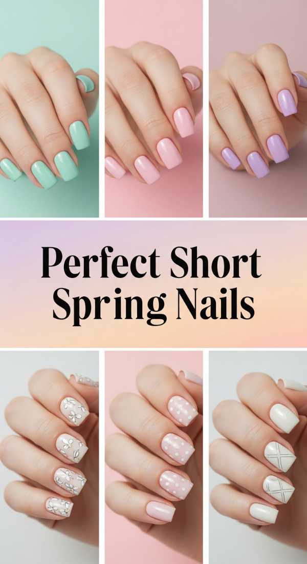 Perfect Short Square Spring Nails 69ef3ac939cec