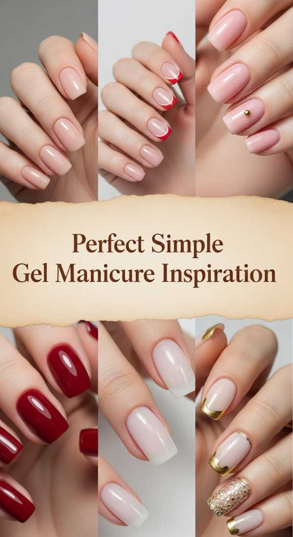 Perfect Simple Gel Manicure Inspiration 69ece59ba803a