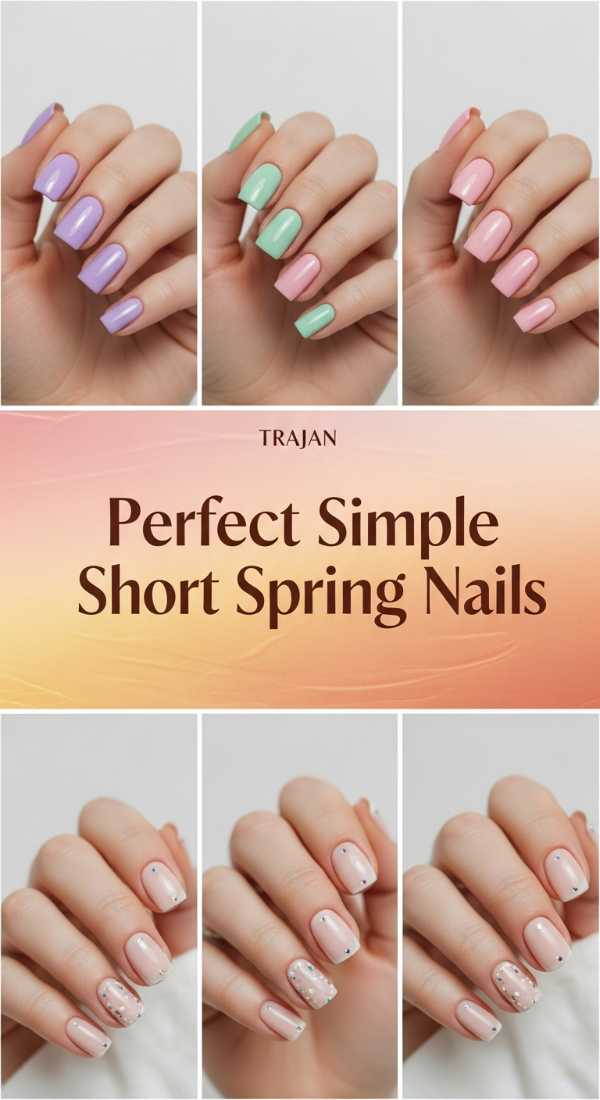 From Glazed to Garden: 2026's Biggest Spring Acrylic Predictions Perfect Simple Short Spring Nails 69df3ac76cb92
