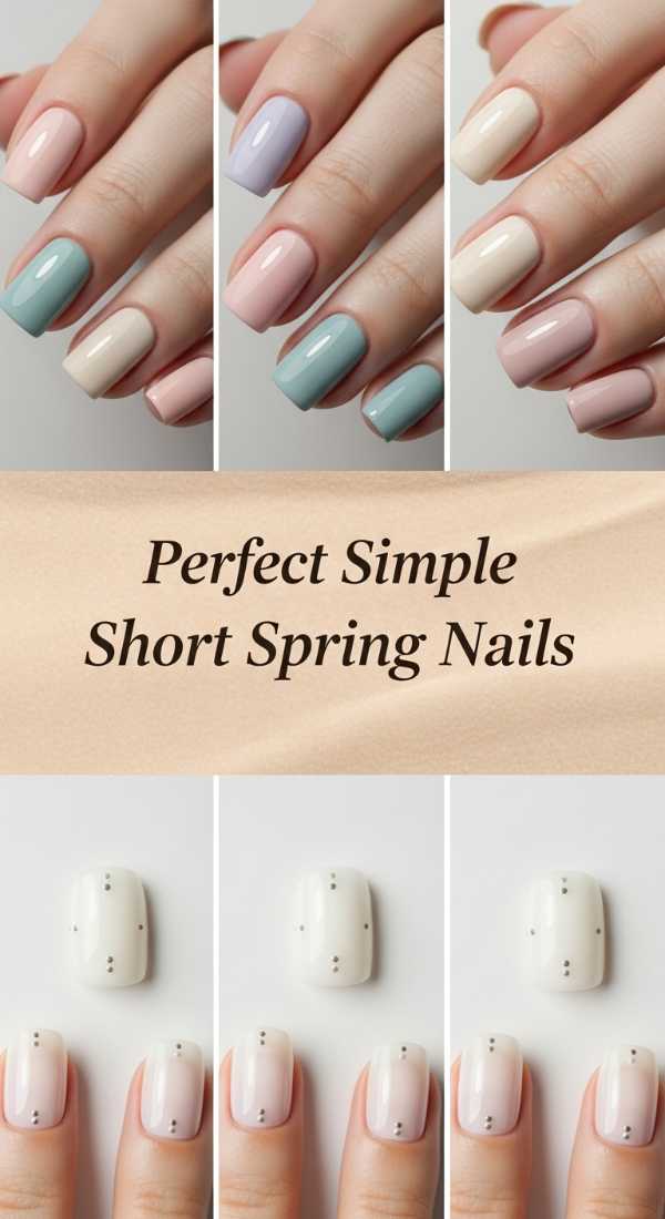 Perfect Simple Short Spring Nails 69f32d6c0773d