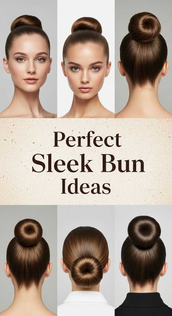 Perfect Sleek Bun Ideas 69e339fe9a3ba