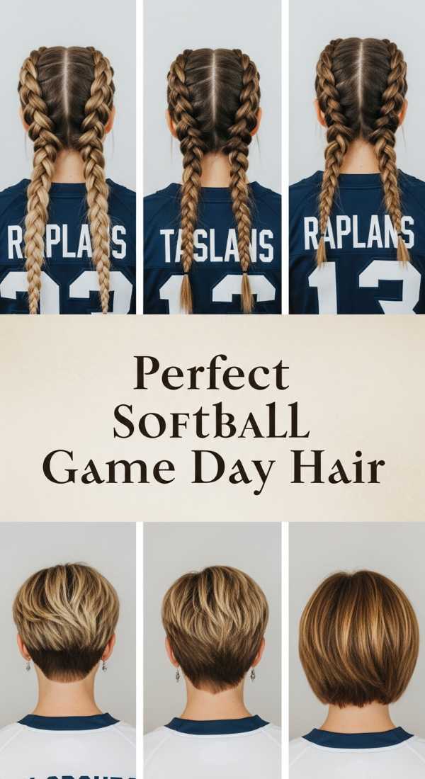 Perfect Softball Game Day Hair 69f33d871cf1d