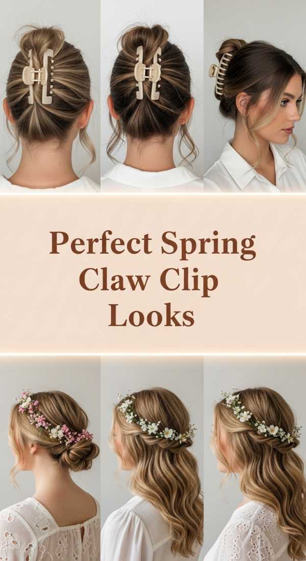 Perfect Spring Claw Clip Looks 69ecef87a781f