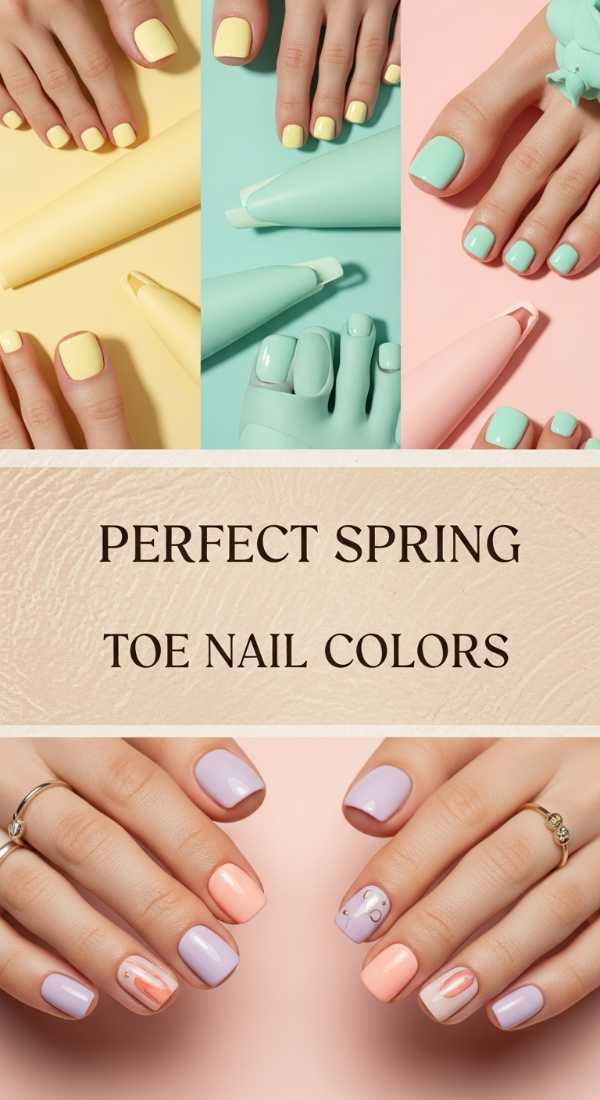 Perfect Spring Toe Nail Colors