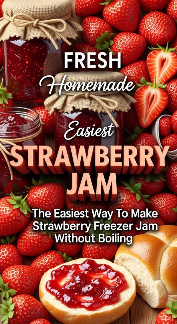 Perfect Strawberry Freezer Jam Tutorial 69dfd96b3a352