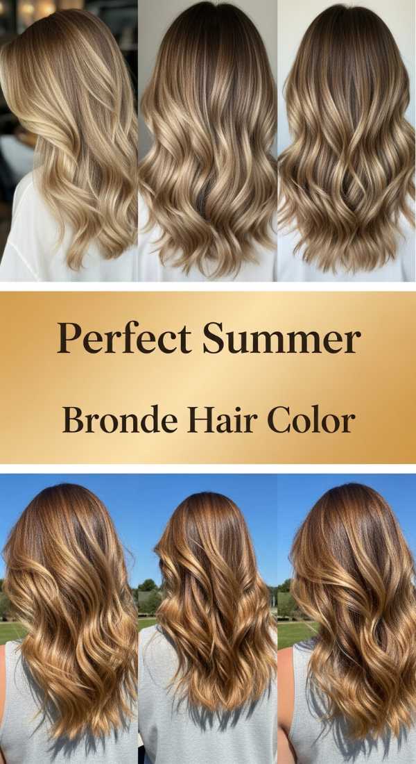 Perfect Summer Bronde Hair Color 69ee52f6d7473