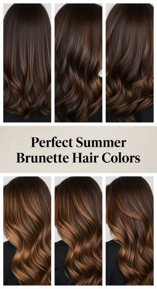 Perfect Summer Brunette Hair Colors 69f33da2a5d8e