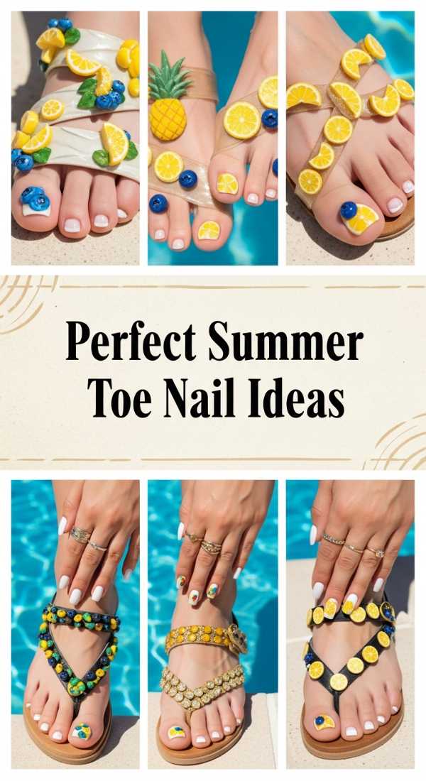 Perfect Summer Toe Nail Ideas 69ecf89c5dd58