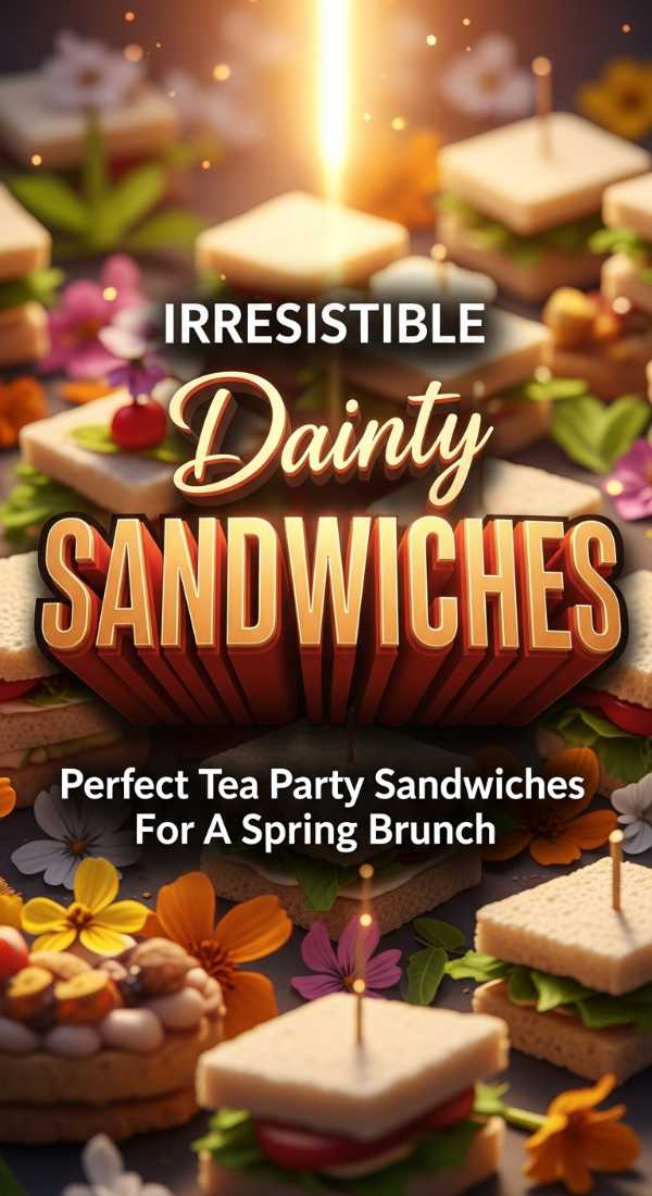 Perfect Tea Party Sandwiches For A Spring Brunch 69e5cd9aba320