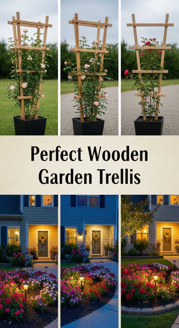 Perfect Wooden Garden Trellis 69efa34ac1e84