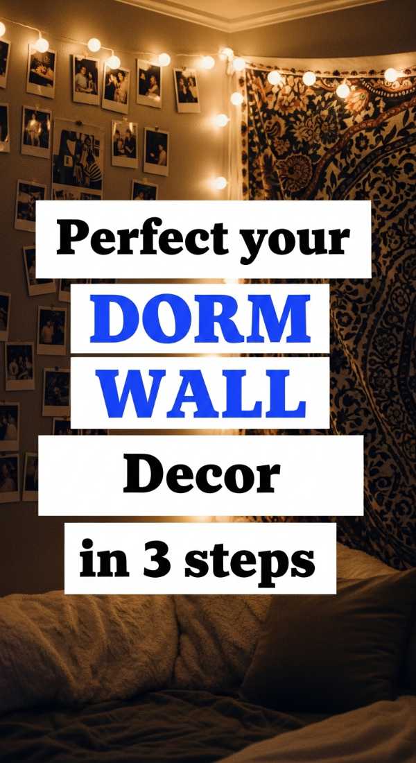 Perfect Your Dorm Wall Decor In 3 Steps 69f1b1e371b82