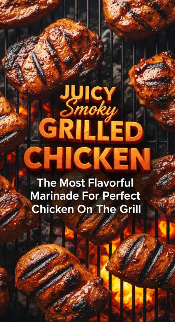 Perfectly Charred Grilled Chicken Marinade