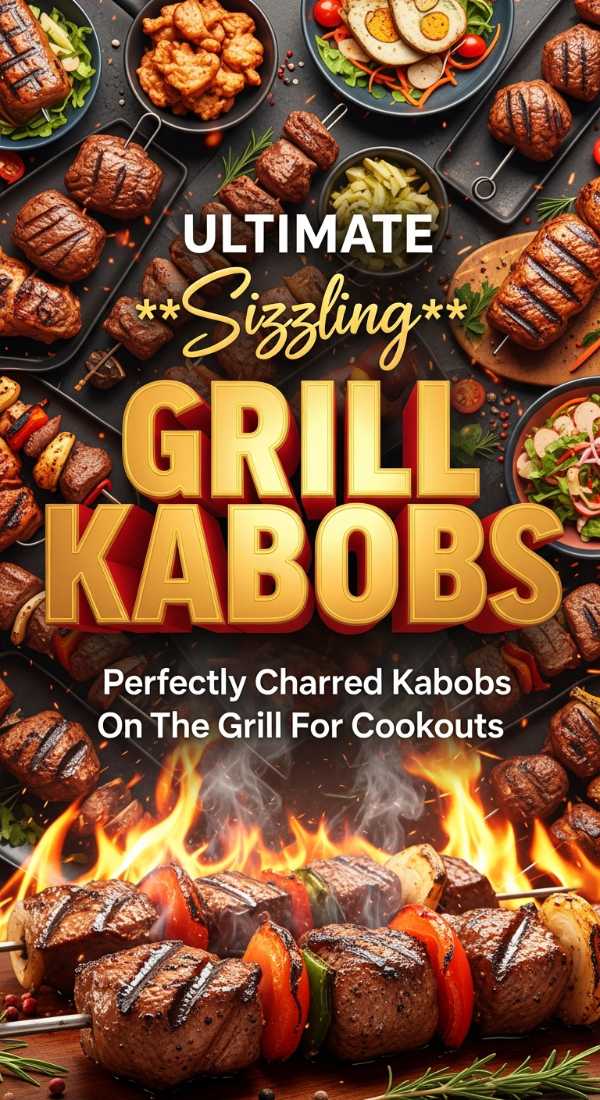 Perfectly Charred Kabobs On The Grill For Summer Cookouts 69ec8d626e0e1