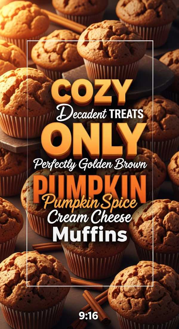 Perfectly Golden Brown Pumpkin Spice Cream Cheese Muffins 69eb223385c3d