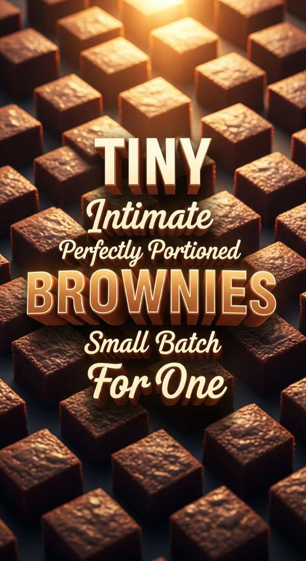 Perfectly Portioned Small Batch Brownies For One 69f061dd35bb6