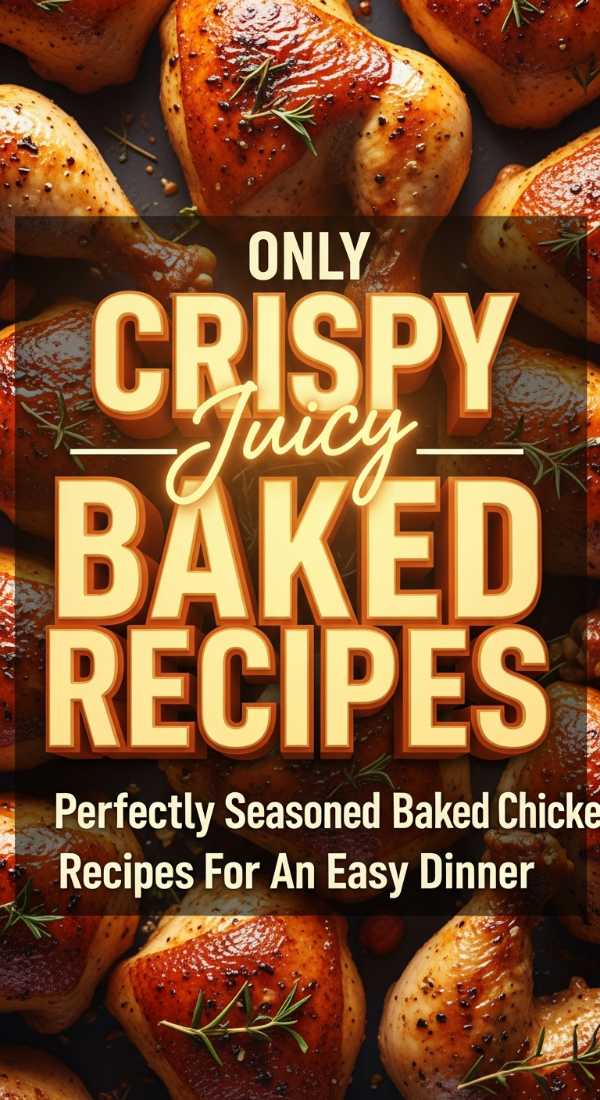 Perfectly Seasoned Baked Chicken Recipes For An Easy Dinner 69eb2221ad0a4