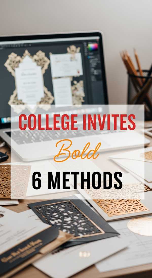 Personalize Your College Invites Using 6 Bold Methods 69e8f8da88cf4