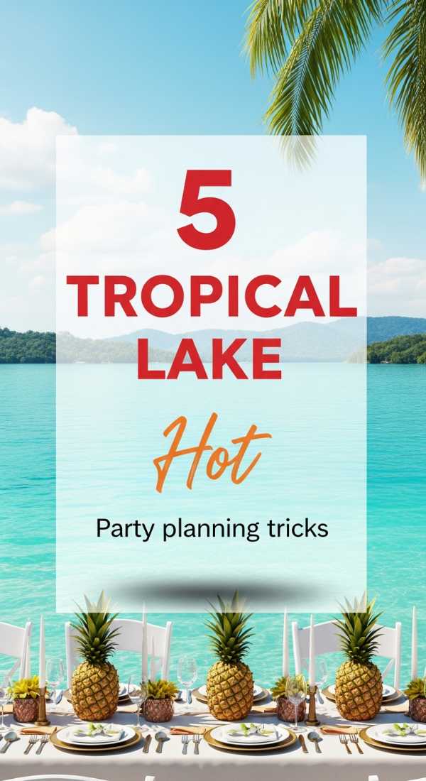 Plan A Tropical Lake Birthday Party With 5 Tricks 69e4ae3bc9823